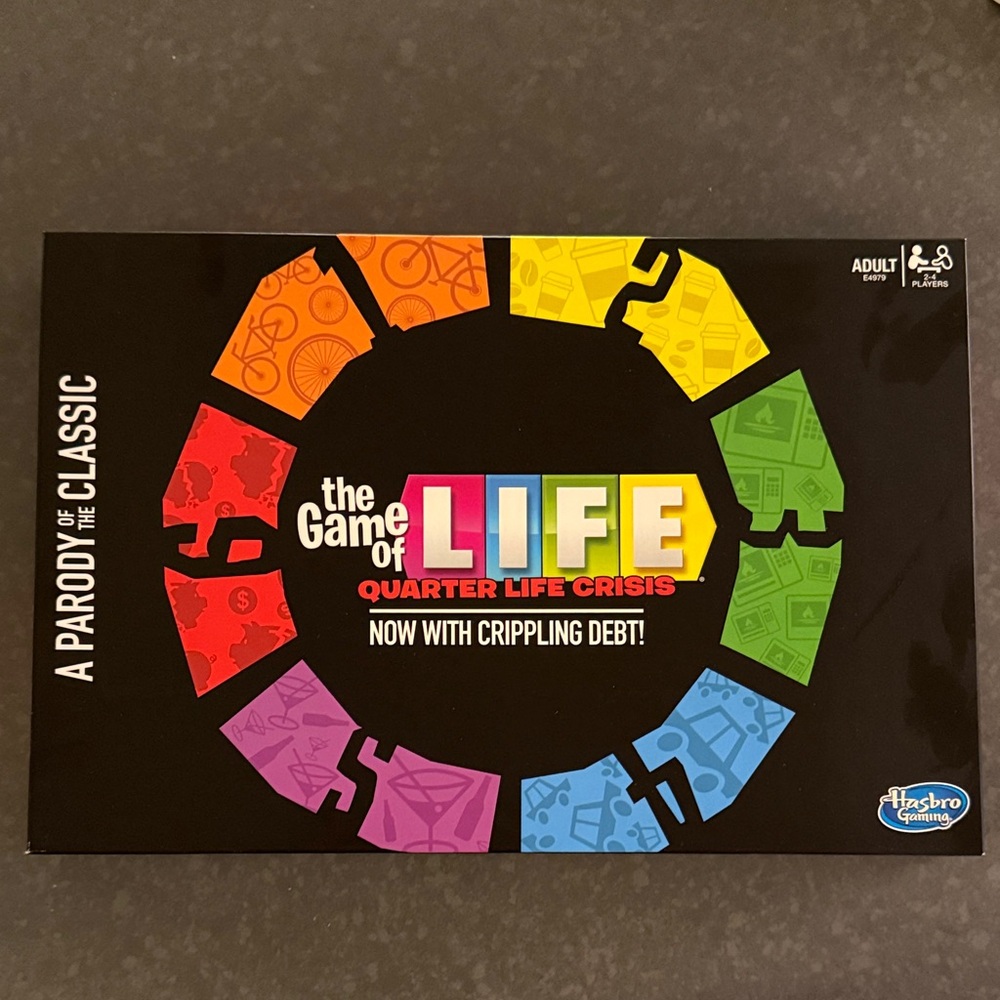 The Game of Life Quarter Life Crisis Board Game